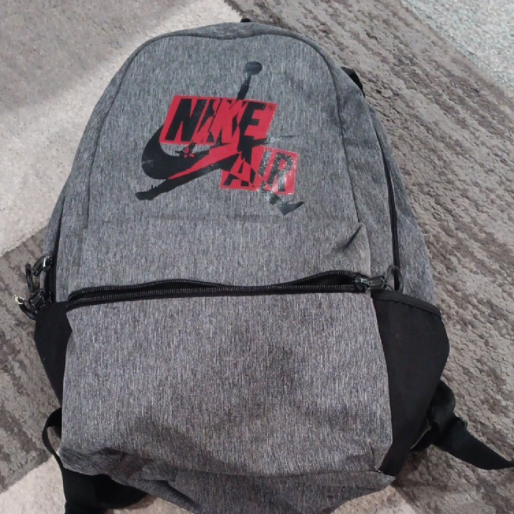 Nike Air Red and Gray Men's Backpack
